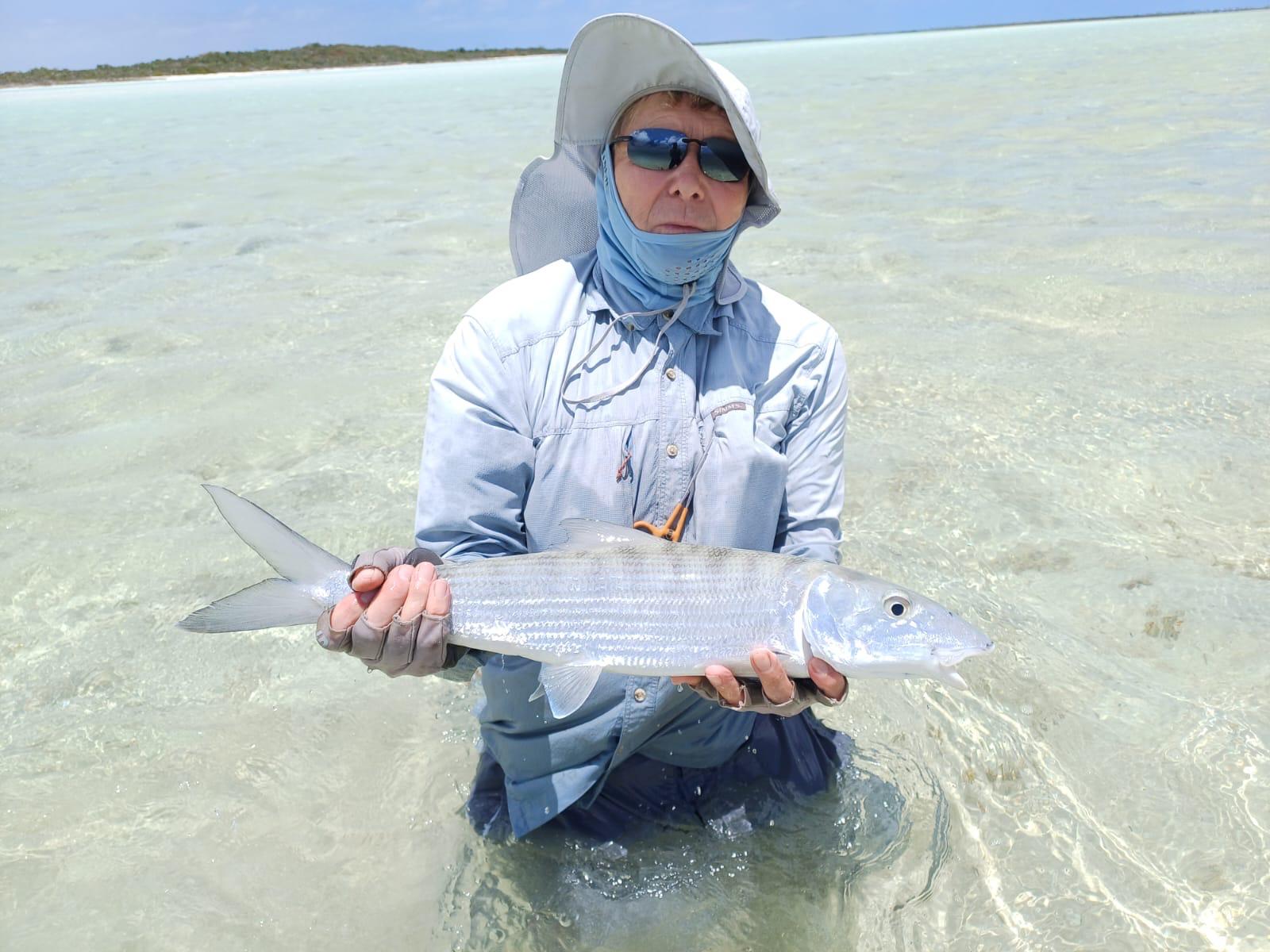 5lb Bonefish, Southern Bush Bay, April 27th, 2024